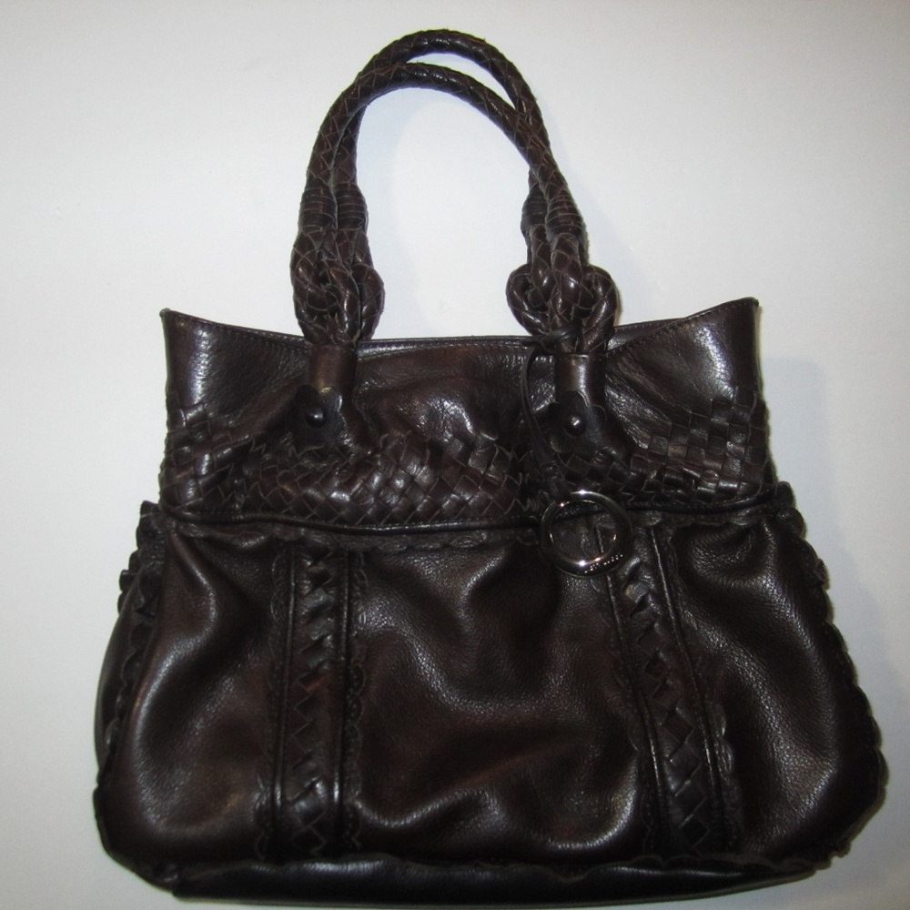 Elliott Lucca Brown Leather Tote - Picture 7 of 8